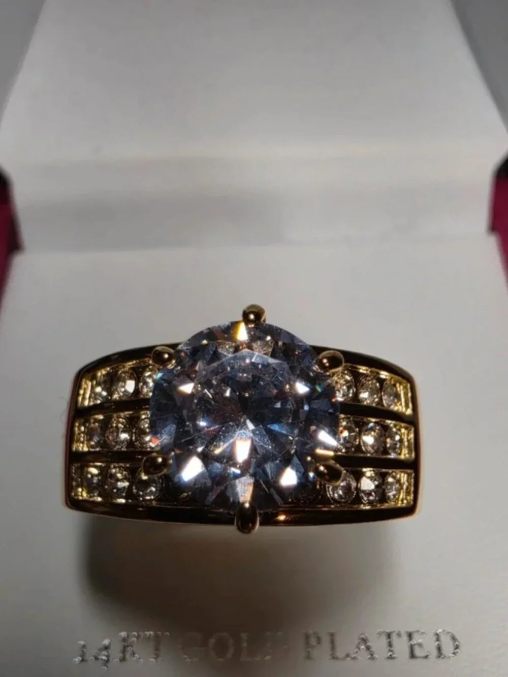 Sparkle Allure 14kt Gold Plated Ring
